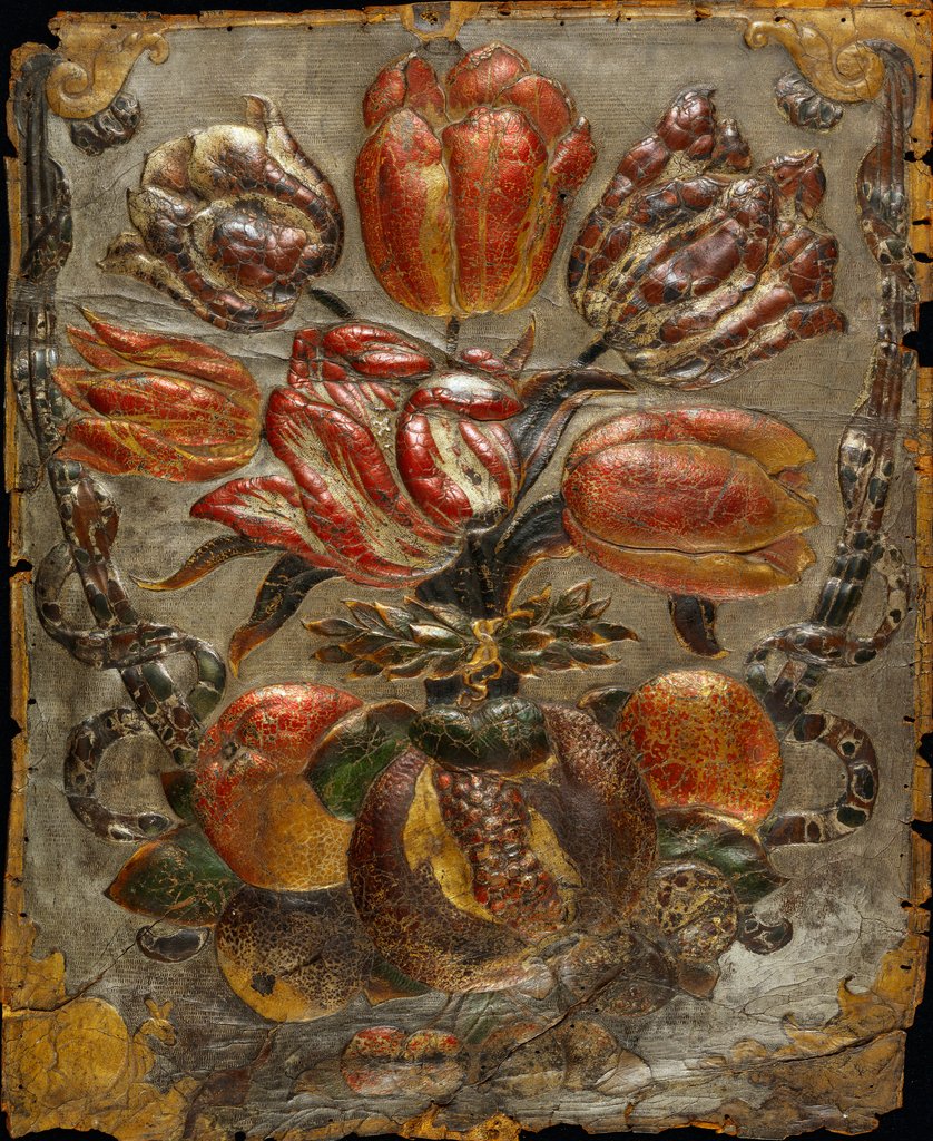 Detail of Panel, detail. Spain, 18th century by Willem van den Heuvel