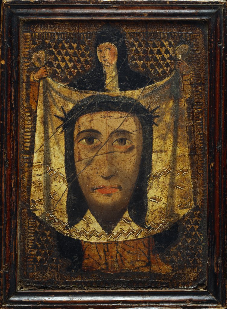 Detail of St Veronica. Spain, 17th century by Unknown