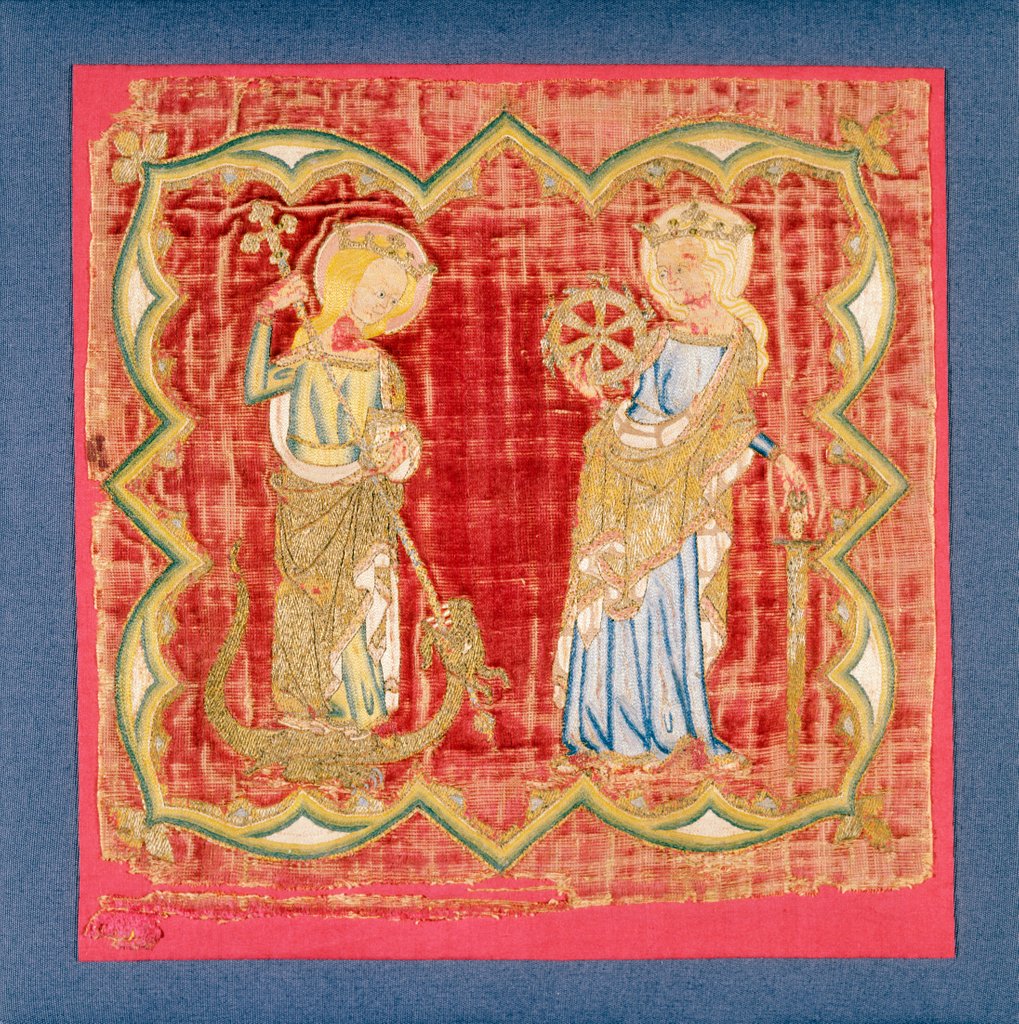 Detail of Panel from a burse by Anonymous
