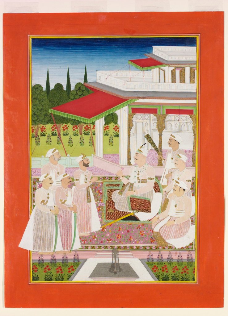 Detail of Nawab Sikander Jah, Nizam of Hyderabad. Hyderabad, India, 19th century by Unknown