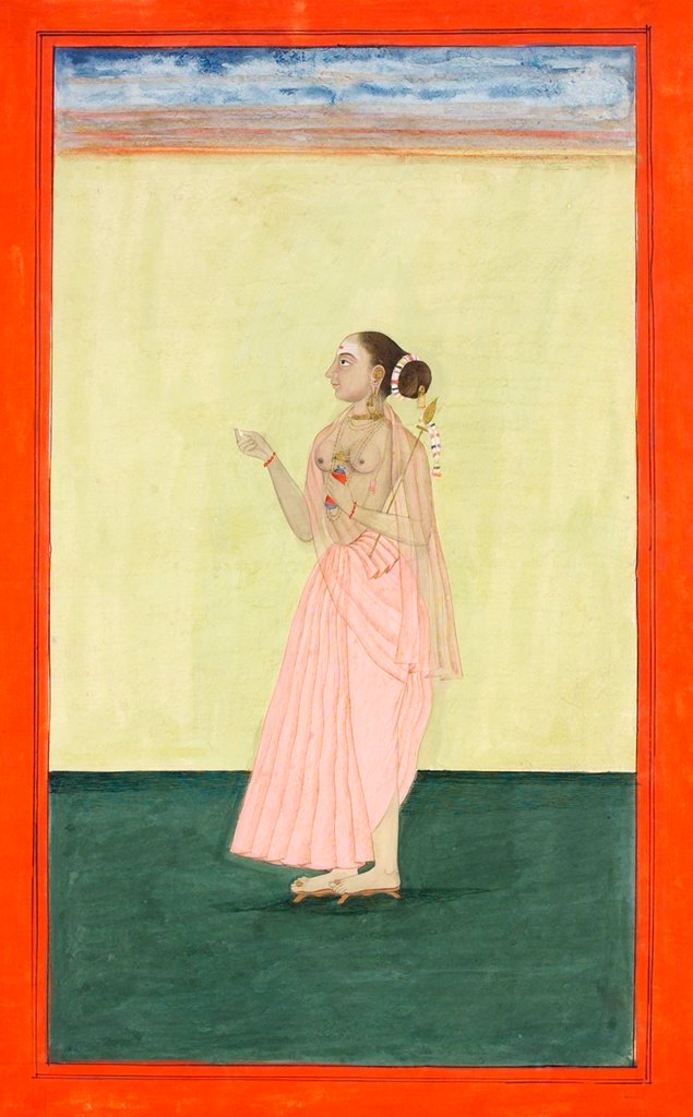 Detail of A Pandaram woman by Unknown