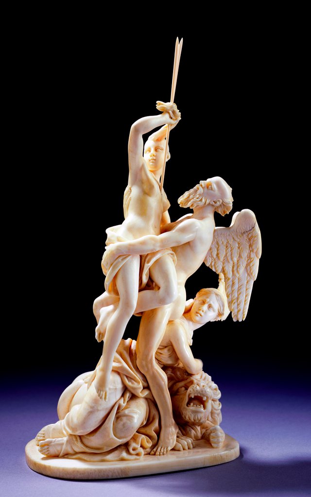 Detail of Time, Opportunity and Penitence by David Le Marchand