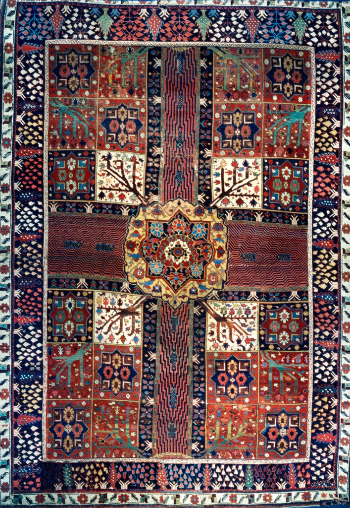 Detail of Garden Carpet. Persia, 17th-18th century. by Unknown