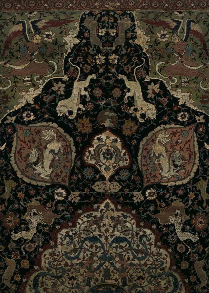 Detail of Carpet fragment by Unknown