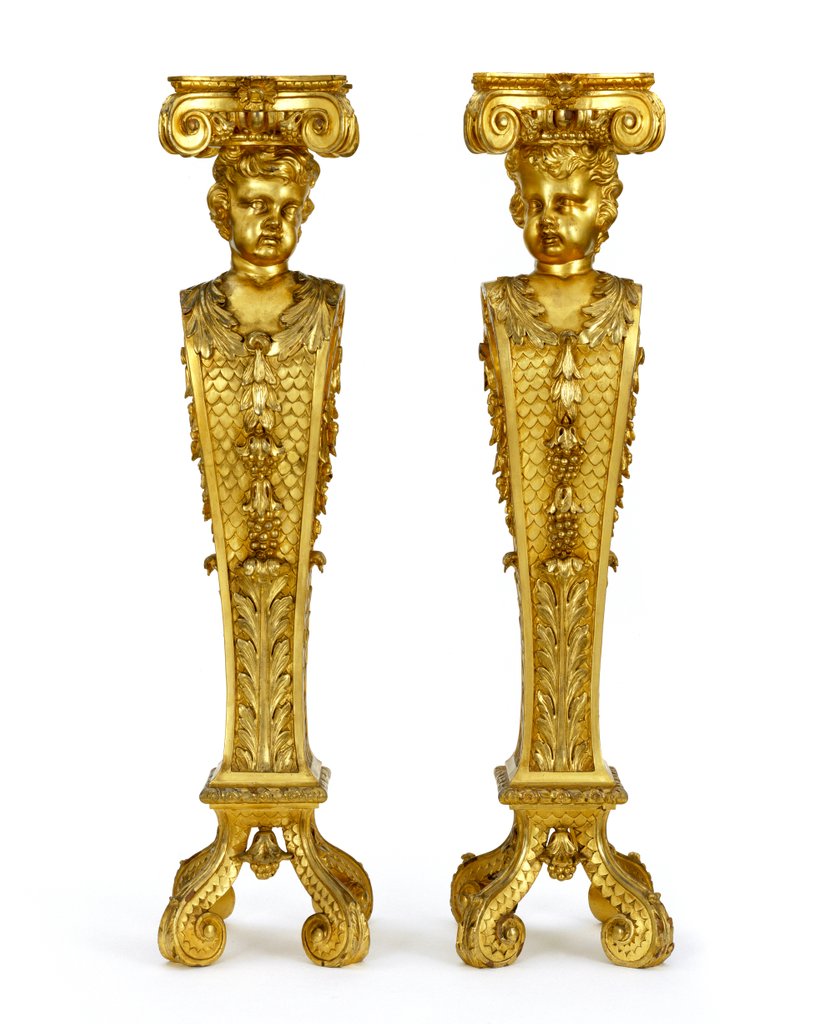 Detail of Pair of pedestals by John Boson