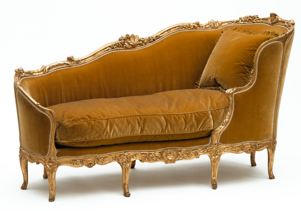 Detail of Daybed by Jean-Baptiste Tilliard I