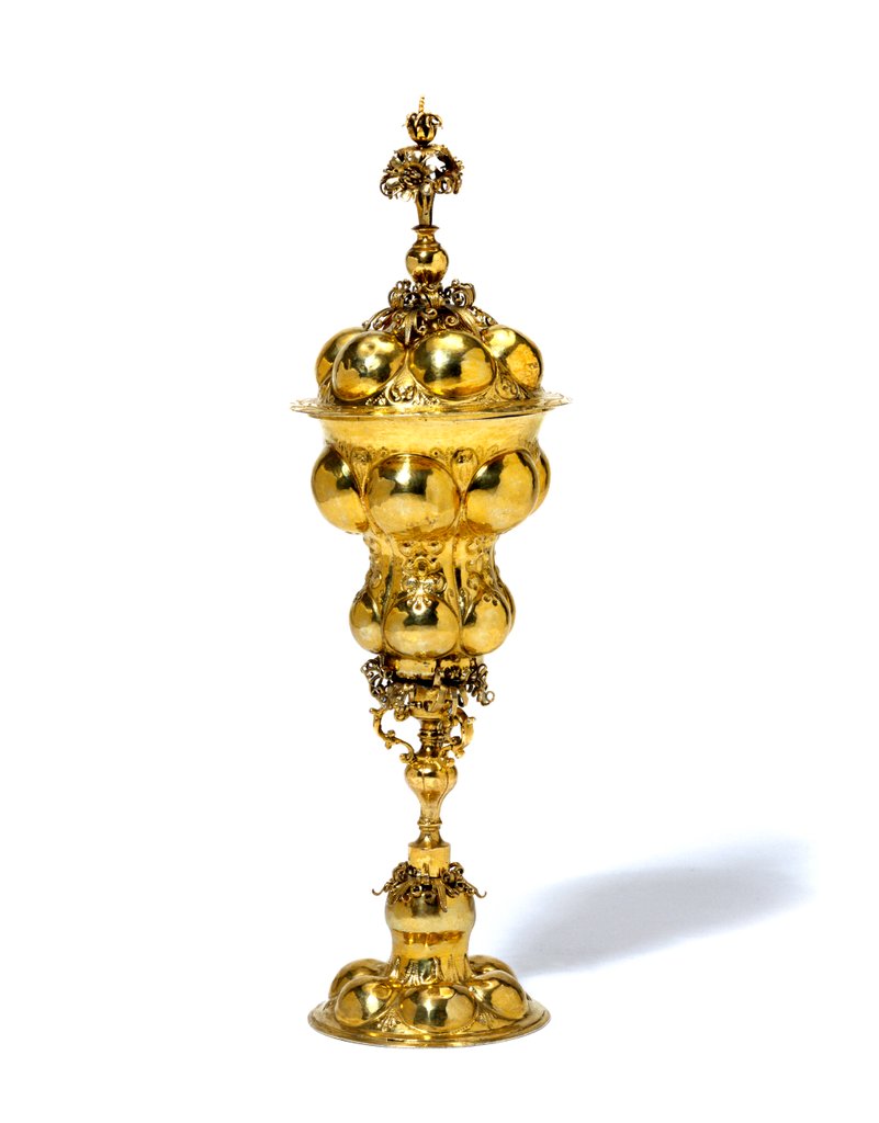 Detail of Standing cup and cover. Nuremberg, Germany, early 17th century by Unknown
