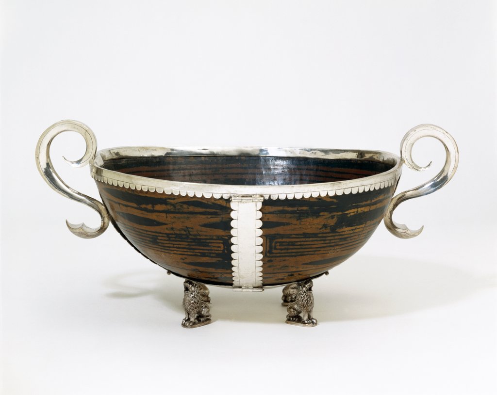 Detail of Gourd bowl. Central America, 17th century by Unknown