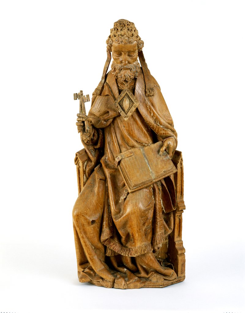 Detail of Figure of St Peter. Netherlands, 16th century by Unknown