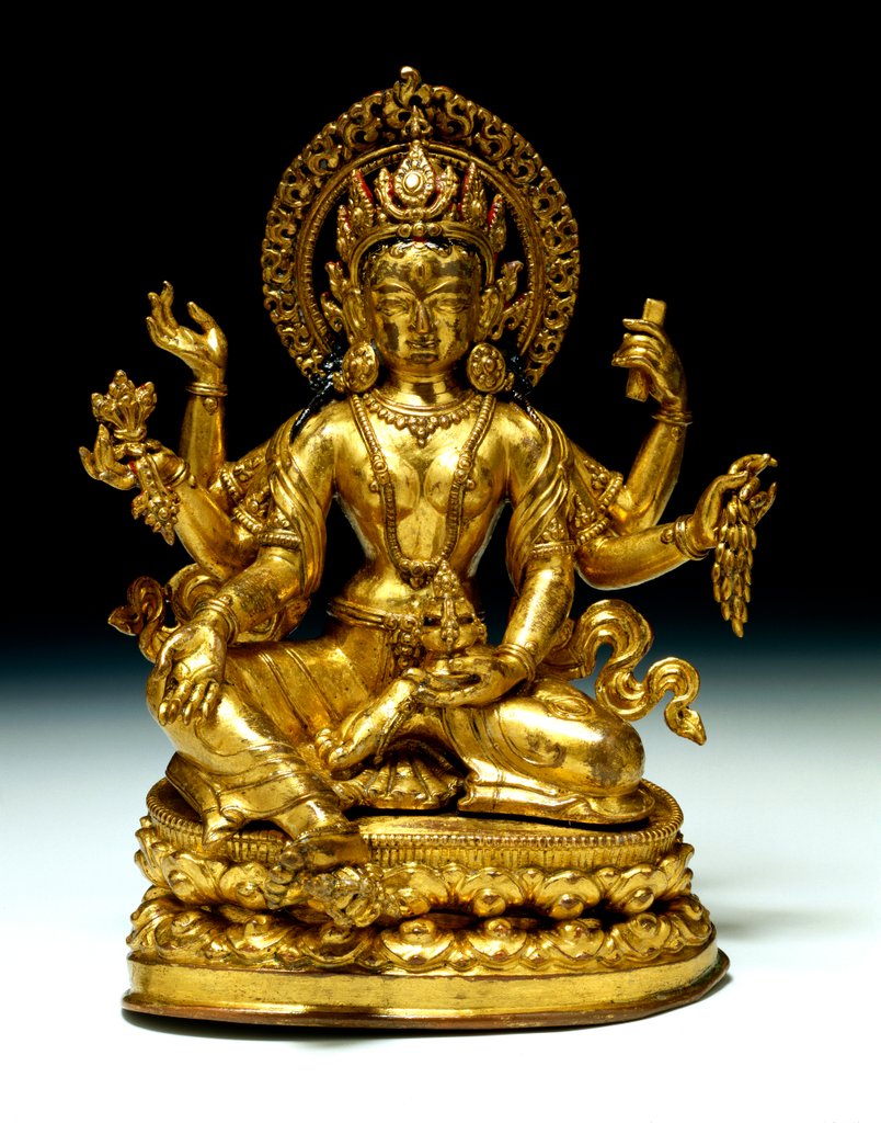 Detail of Vasudhara. Nepal, 16th century by Unknown