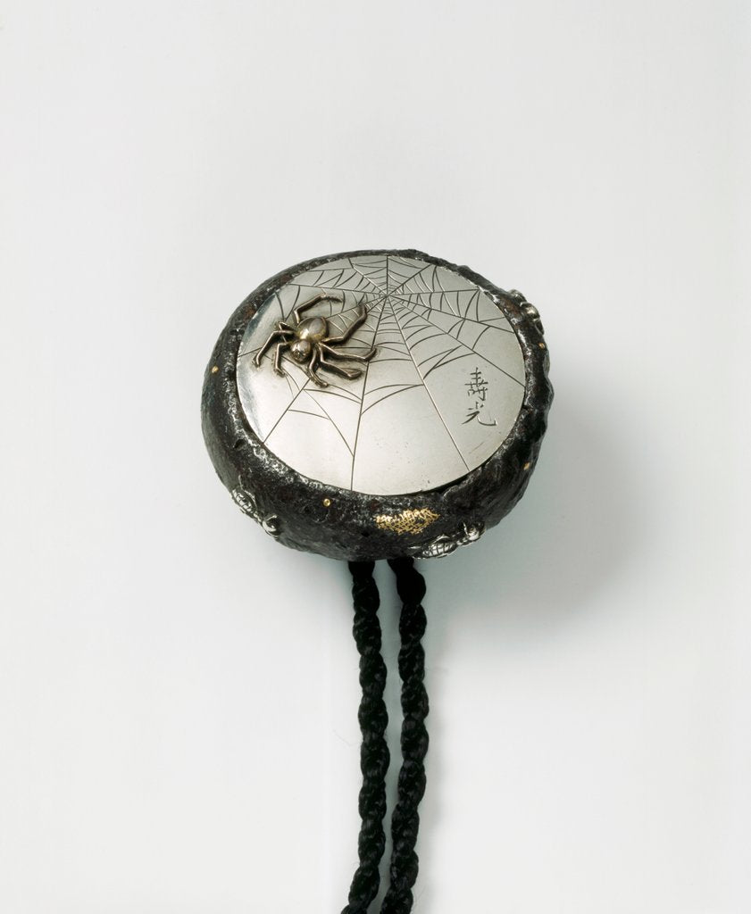 Detail of Netsuke Kagamibuta Mirror Plate by Unknown