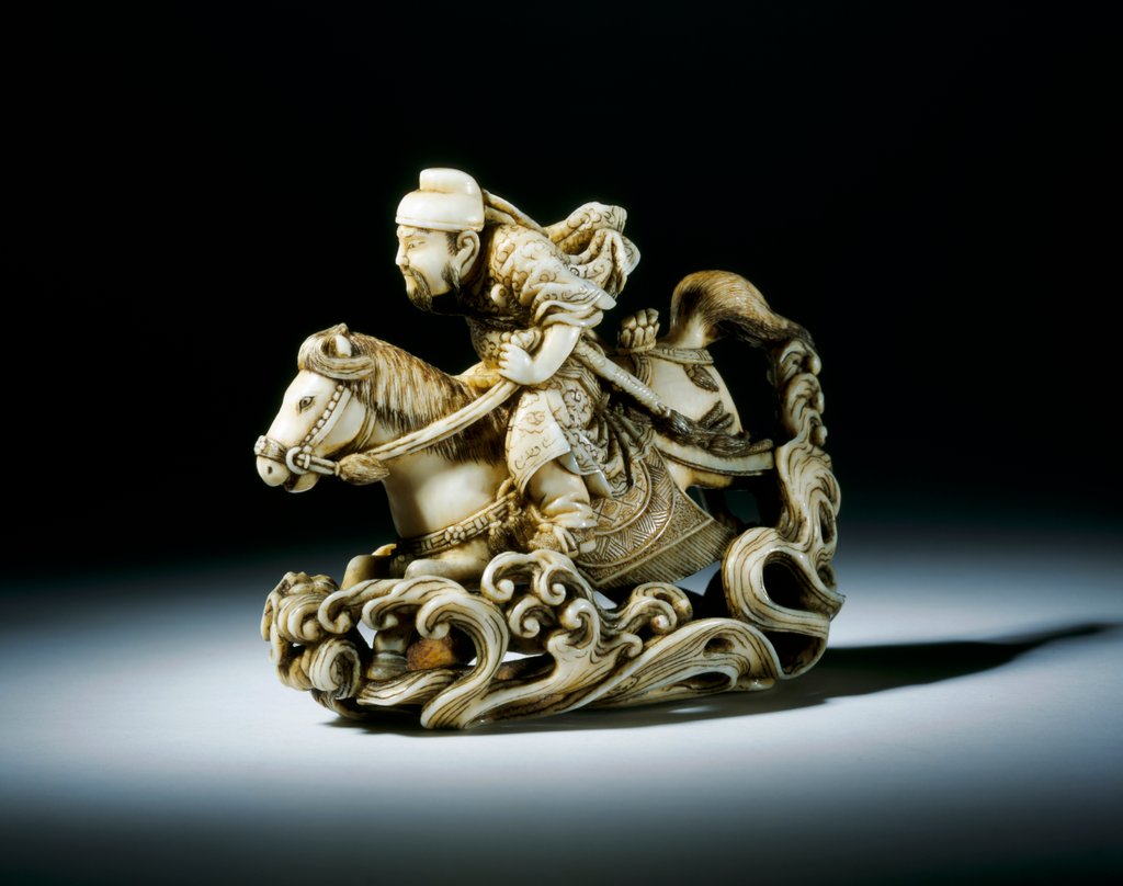 Detail of Netsuke by Rakueisai