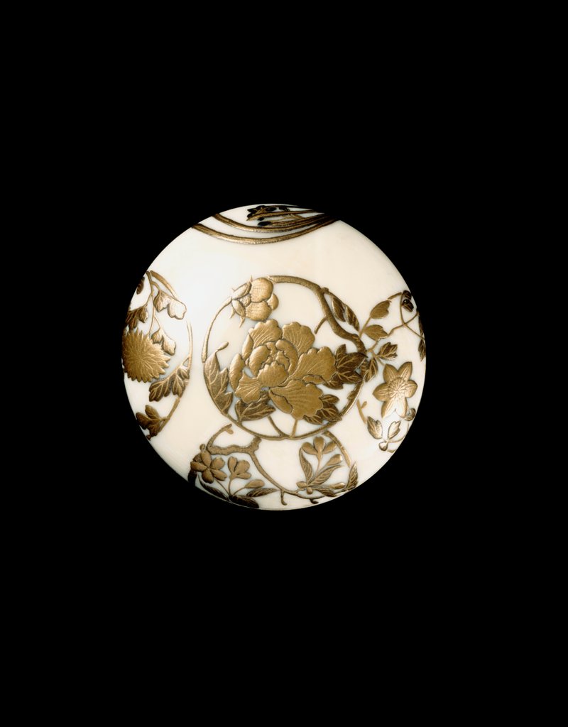 Detail of Netsuke button by Moei