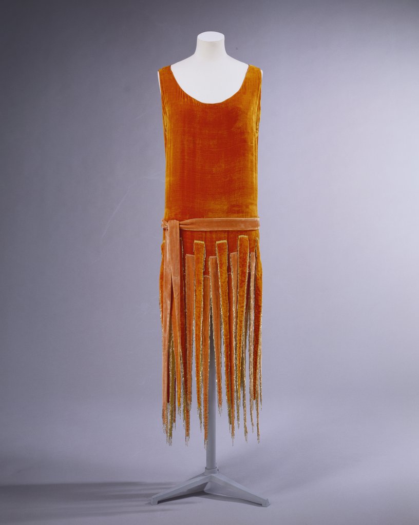 Detail of Flapper dress by Voisin