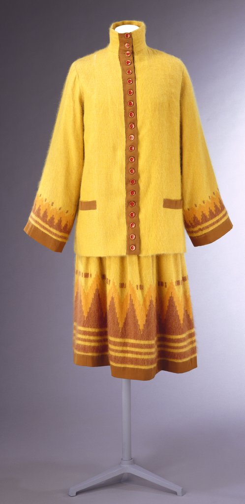 Detail of Ensemble outfit by Ruth Vaughan Lodge