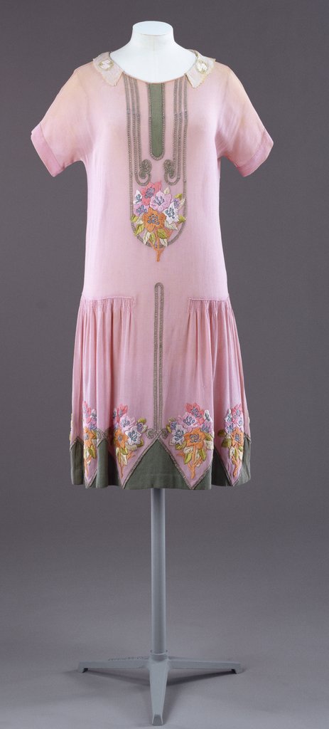 Detail of Pink dress. Paris, France, early 20th century by Unknown