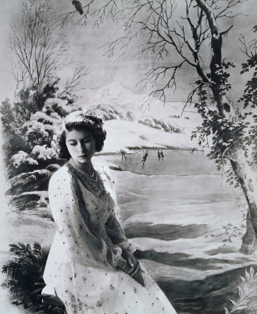 Detail of Princess Elizabeth by Cecil Beaton