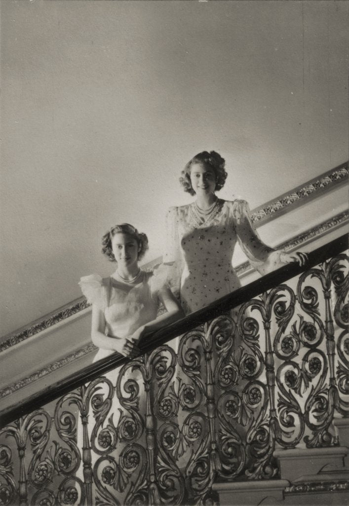 Detail of Princess Elizabeth and Princess Margaret by Cecil Beaton