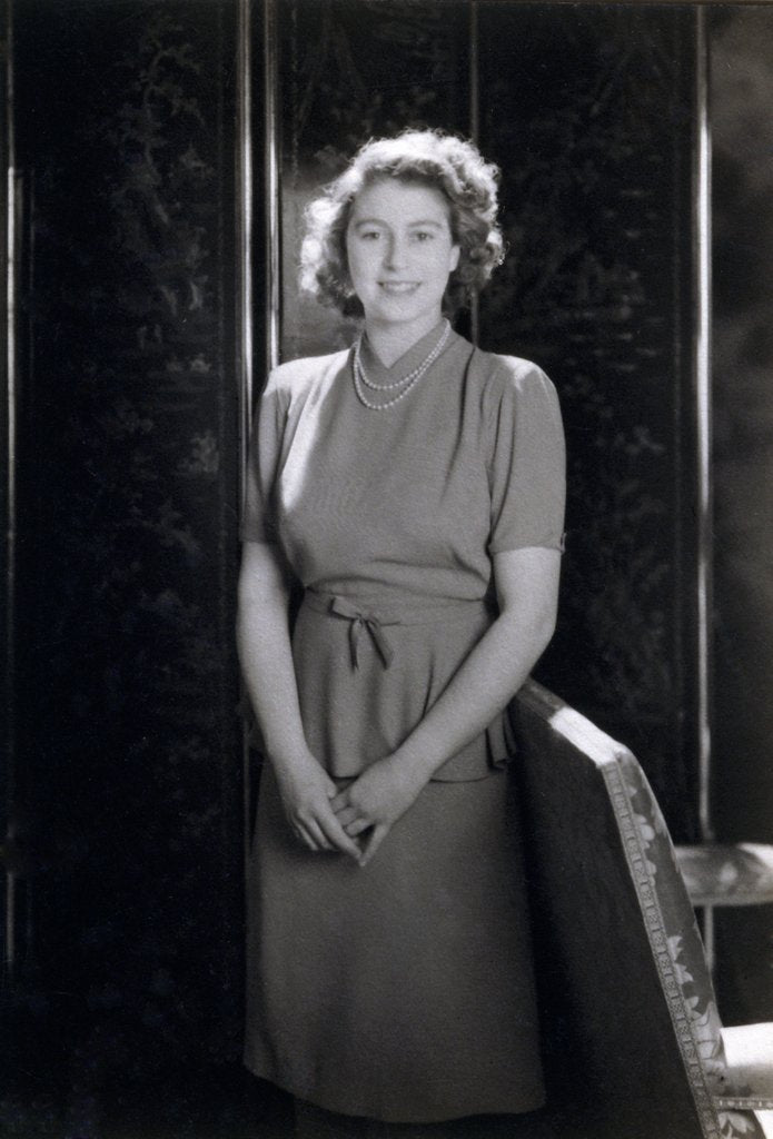 Detail of Princess Elizabeth by Cecil Beaton