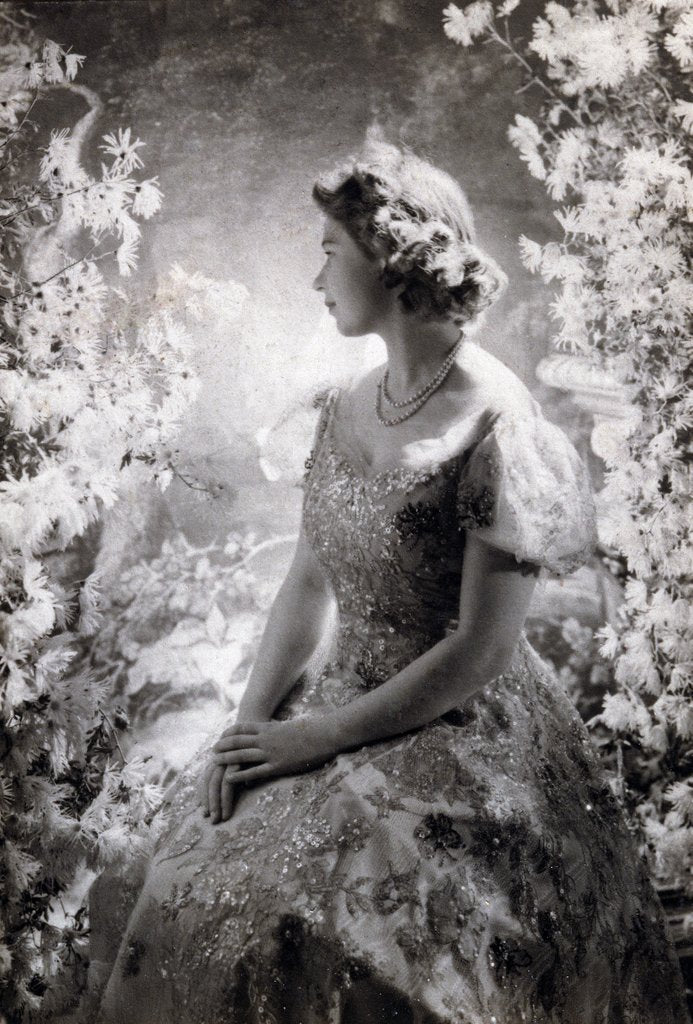 Detail of Princess Elizabeth by Cecil Beaton