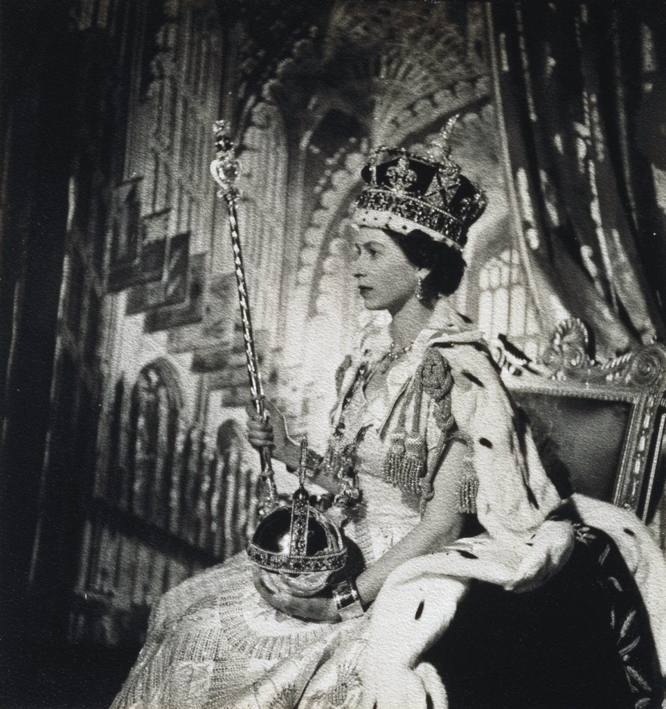 Detail of Queen Elizabeth II by Cecil Beaton