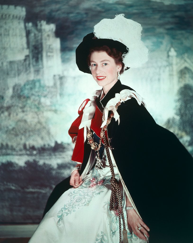Detail of Queen Elizabeth II by Cecil Beaton