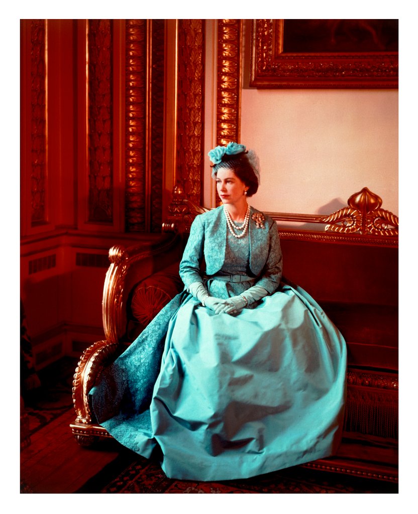 Detail of Queen Elizabeth II by Cecil Beaton