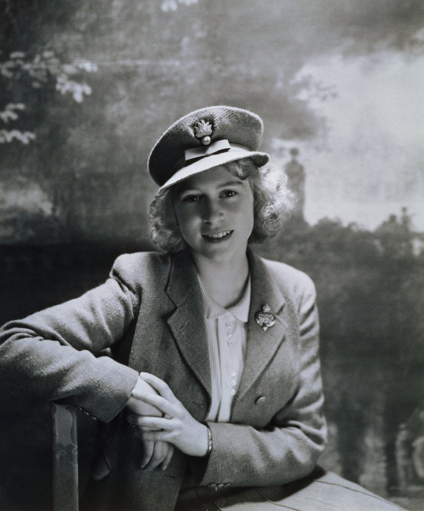 Detail of Princess Elizabeth by Cecil Beaton