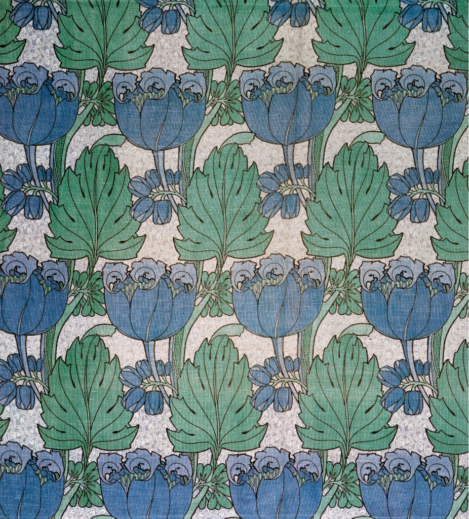 Detail of Furnishing fabric by Lindsay Phillip  Butterfield