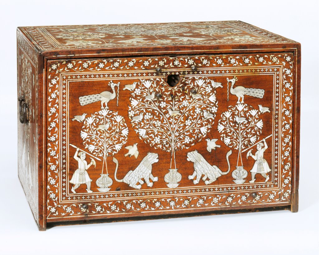 Detail of Cabinet. India, 17th century by Unknown