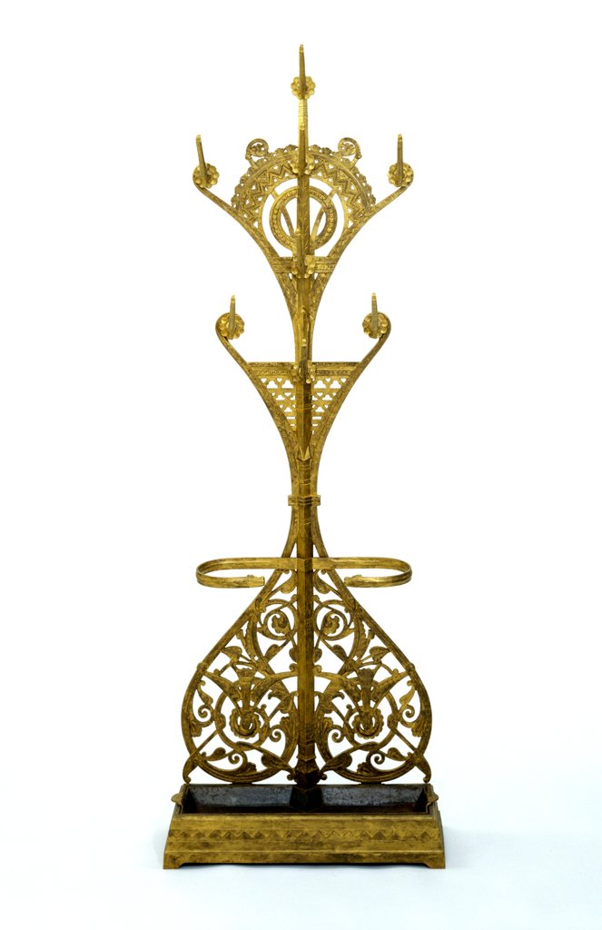Detail of Hat stand by Christopher Dresser