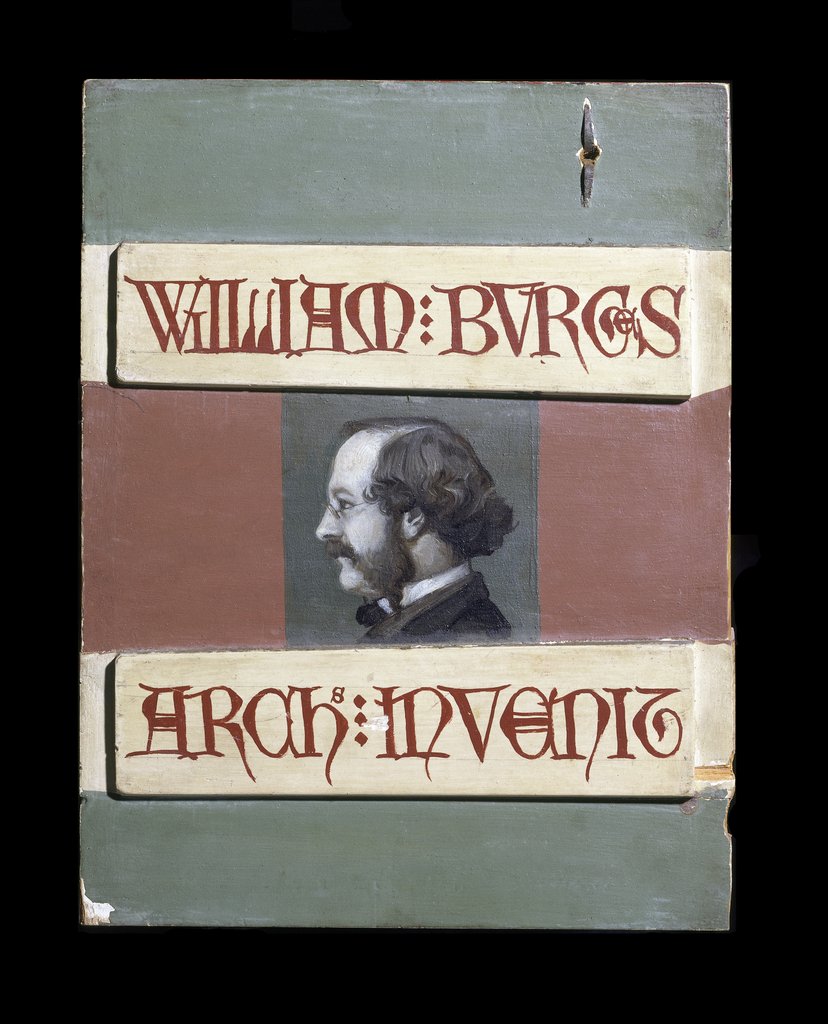 Detail of William Burges by Burges