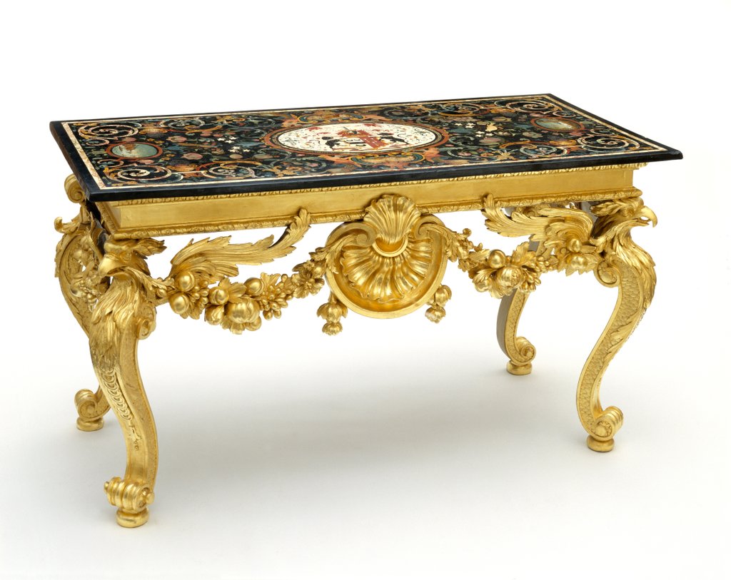 Detail of Side table by Henry Flitcroft