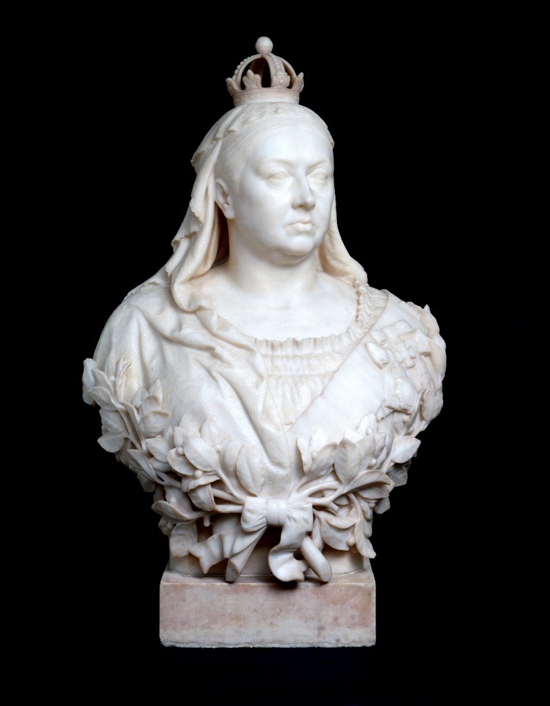 Detail of Queen Victoria by Count Victor Gleichen