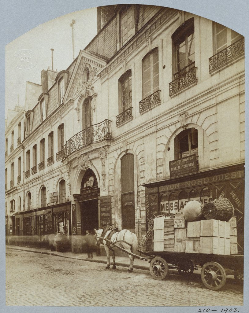Detail of Hotel De L'Abbret by Eugene Atget