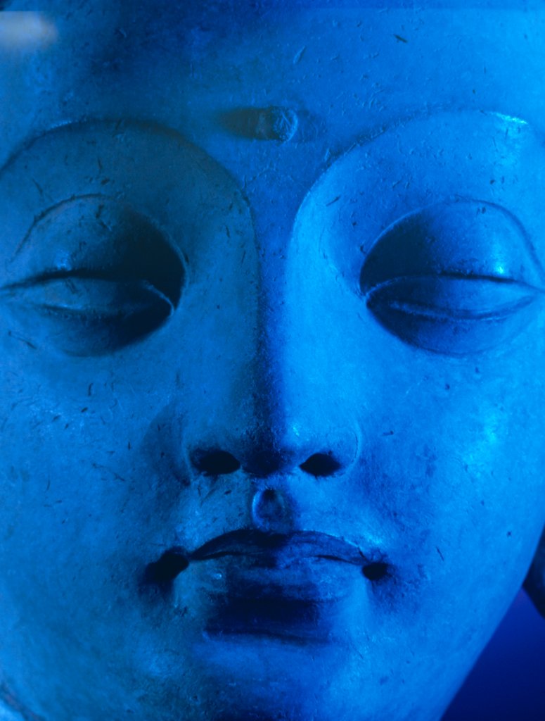 Detail of Head of The Buddha, Bodhisattva. Hadda, Afghanistan, 4th-5th century by Unknown