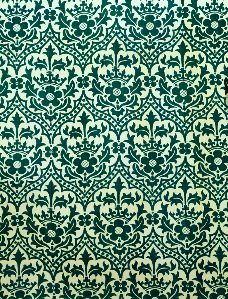 Detail of Roller Blind by Augustus Welby Northmore Pugin