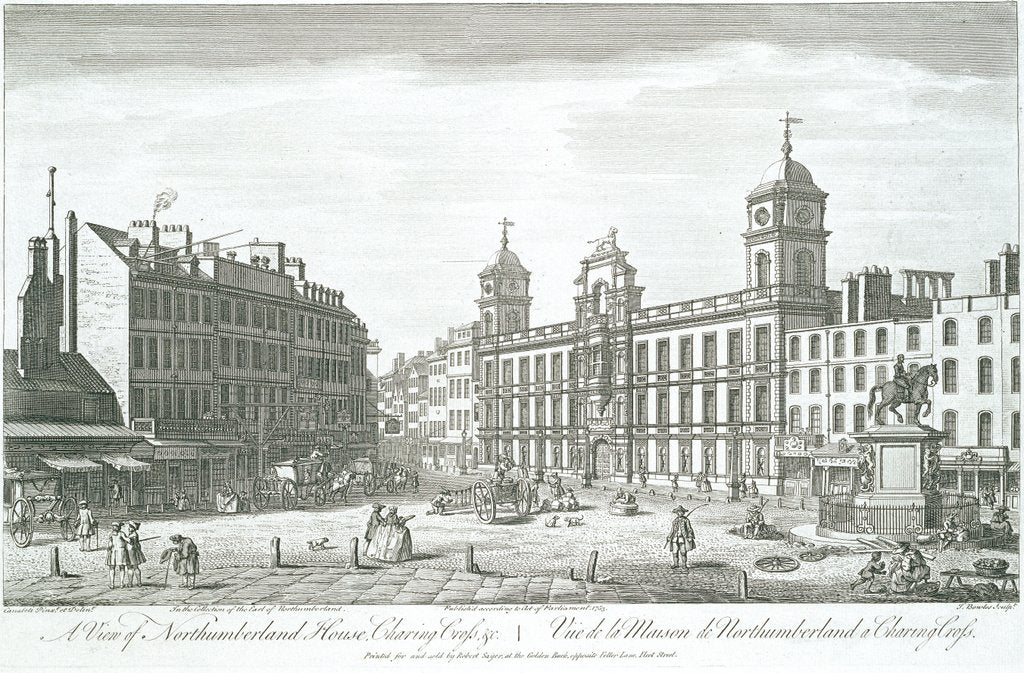 Detail of Northumberland House by T. Bowles