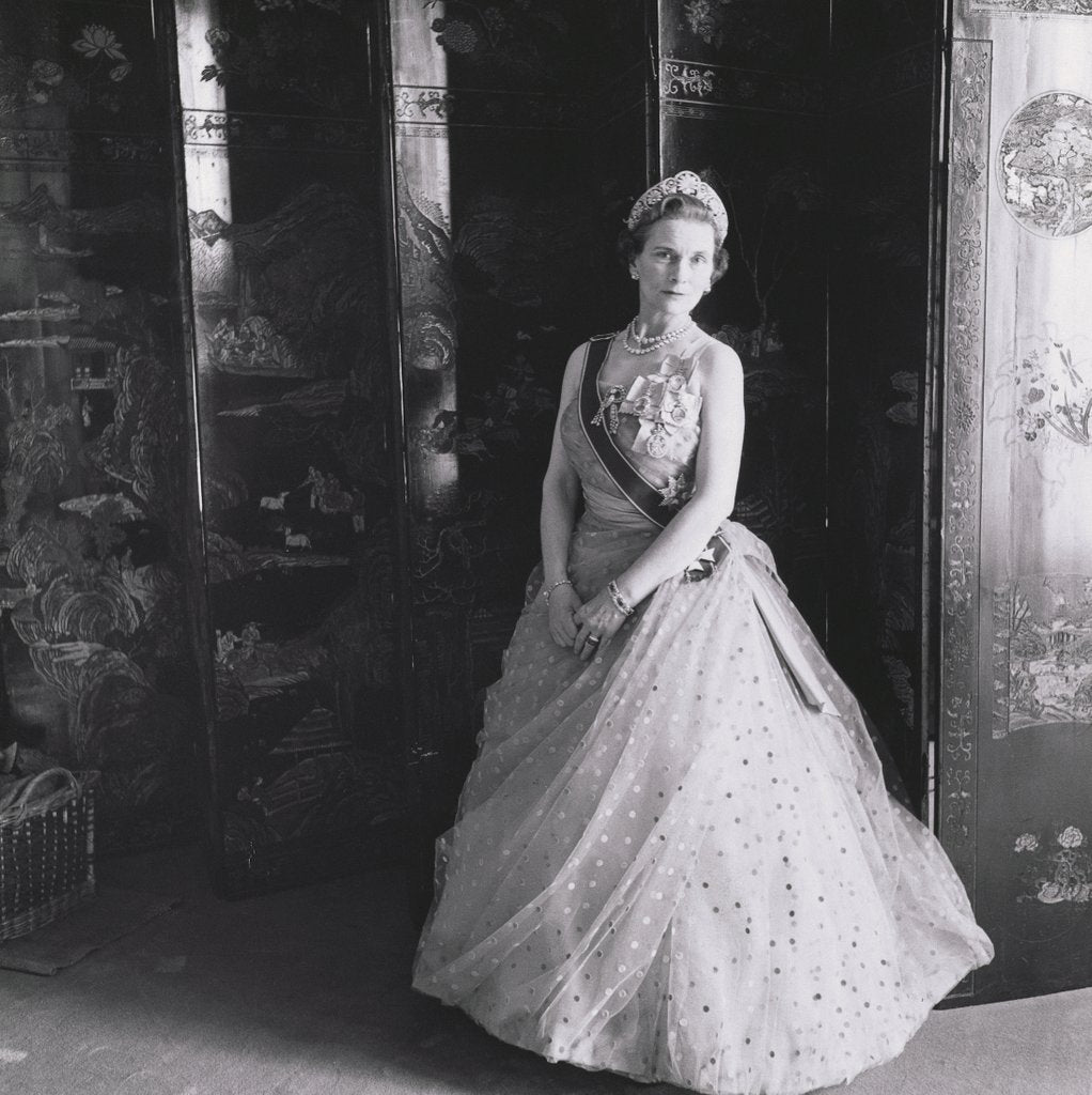 Detail of Alice Montague Douglas-Scott, Duchess of Gloucester by Cecil Beaton