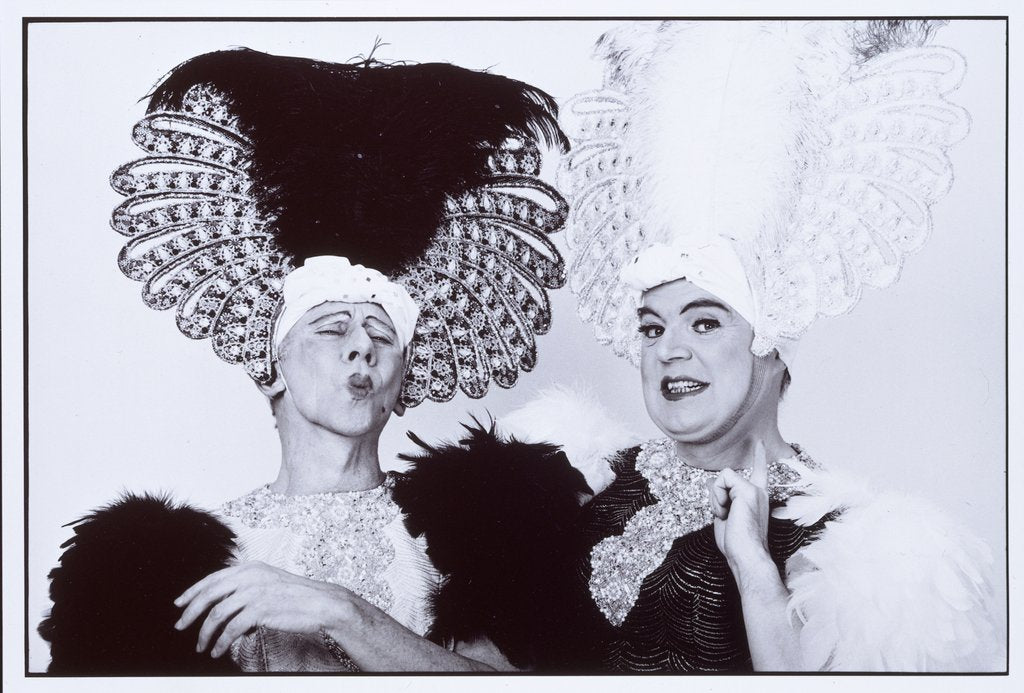 Detail of Alex Bergonzi & Alan Rebbeck as the Ugly Sisters in Cinderella by Graham Brandon