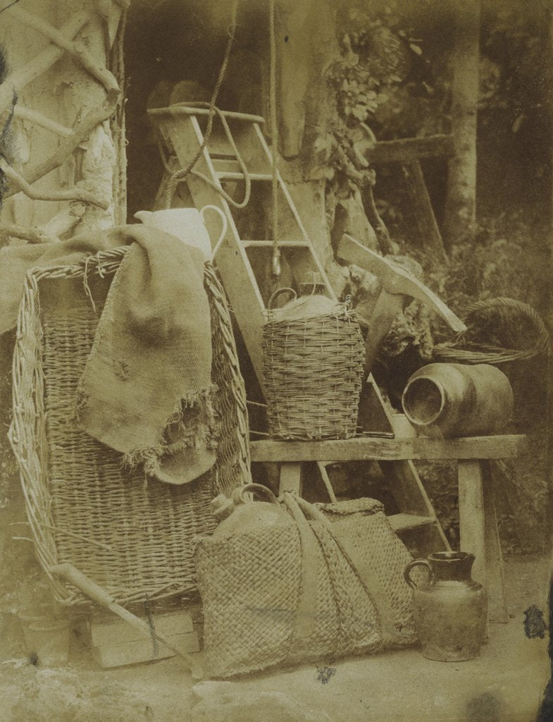 Detail of Still Life of Garden Implements by Calvert Jones