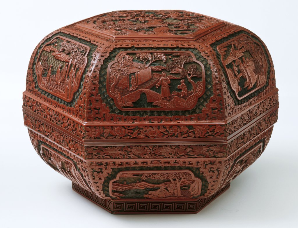 Detail of Lidded box by Unknown