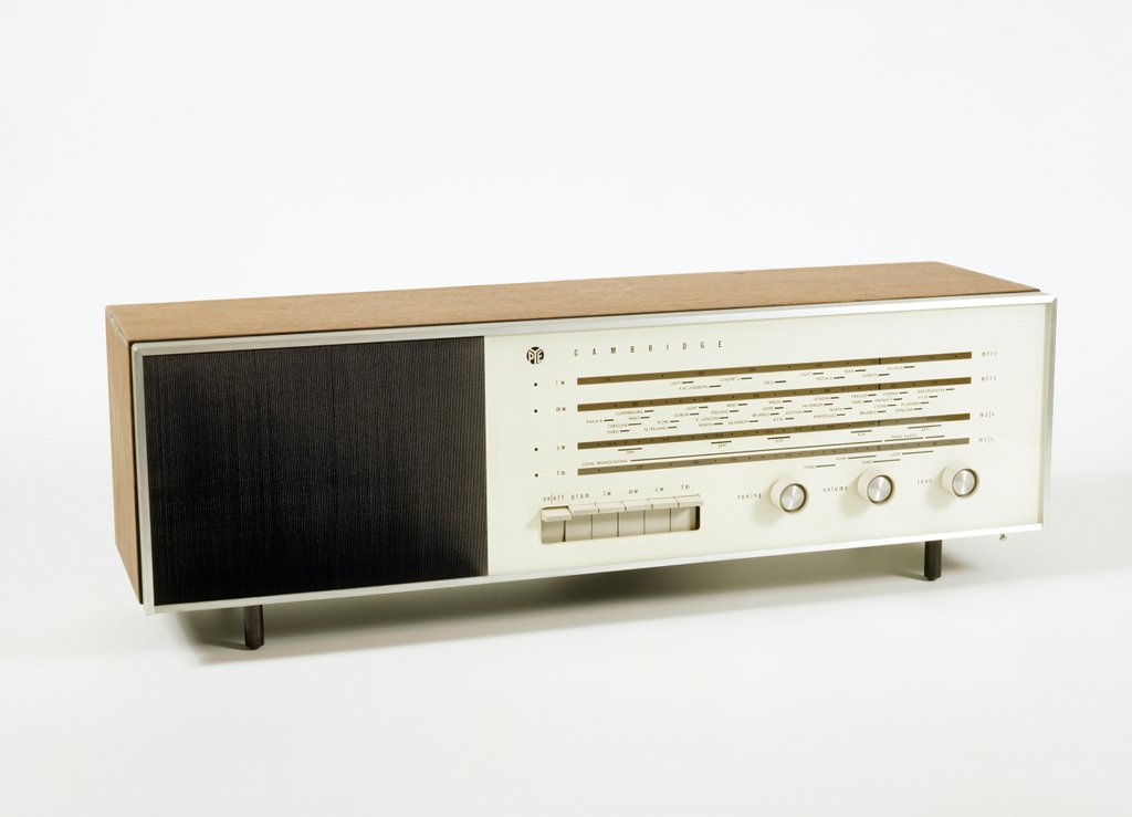 Detail of The Cambridge Radio Model 1108 by Robin Day