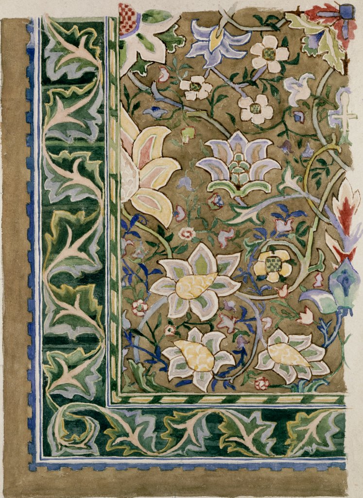 Detail of Carpet Design, detail by William Morris