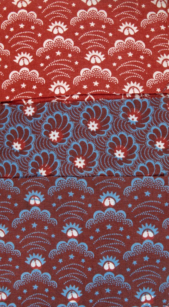 Detail of Dye recipe book with samples of printed cotton attached by Anonymous