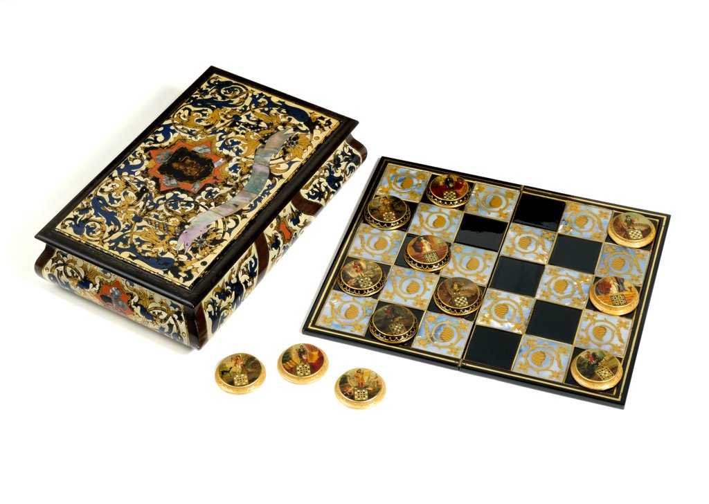 Detail of Board game. England, mid-19th century by Unknown