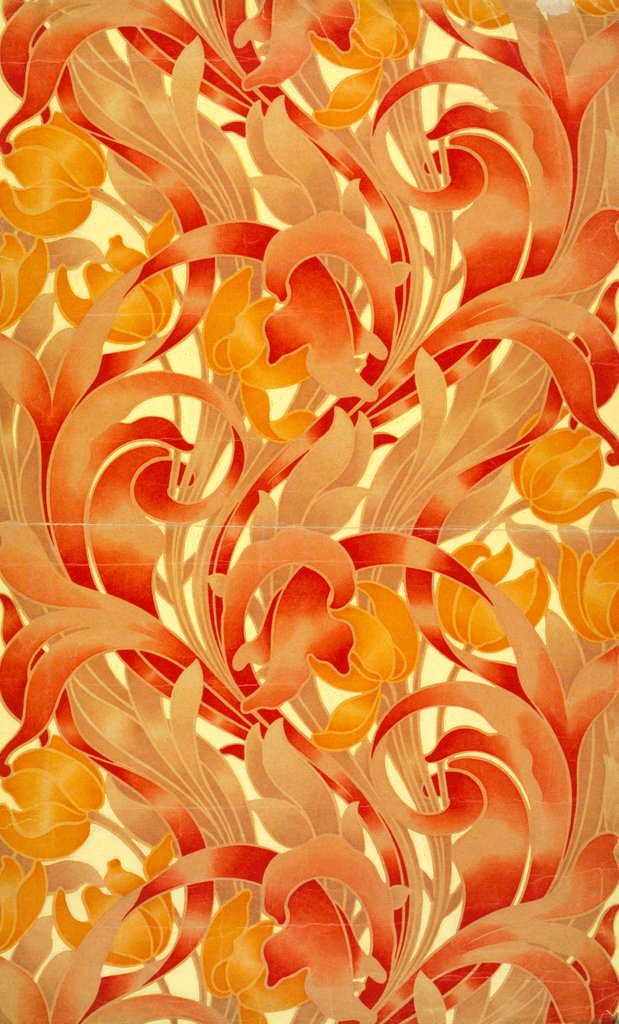 Detail of Flaming Tulip by Arthur L. Gwatkin