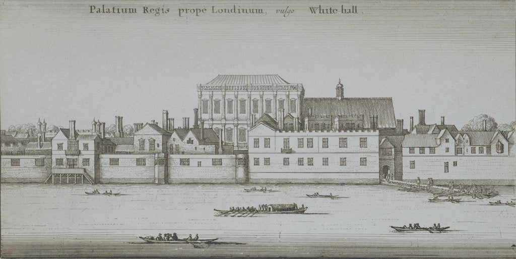 Detail of Palatium Regis Prope Londinium, vulgo Whitehall. England, 18th century by Unknown