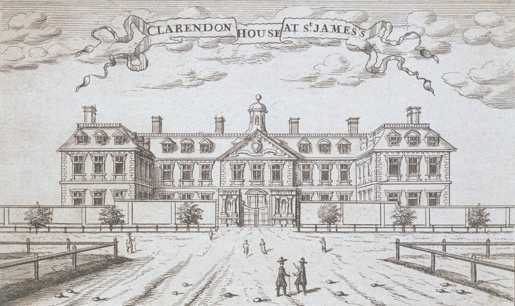 Detail of Clarendon House at St. james by Roger Pratt