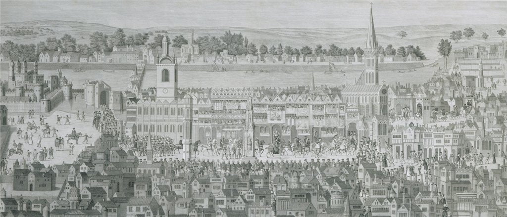 Detail of The Procession of King Edward VI by John James Basire